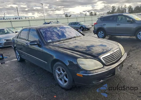 2001 Mercedes-Benz S 500 z USA, uszkodzony, nr VIN WDBNG75J31A200683